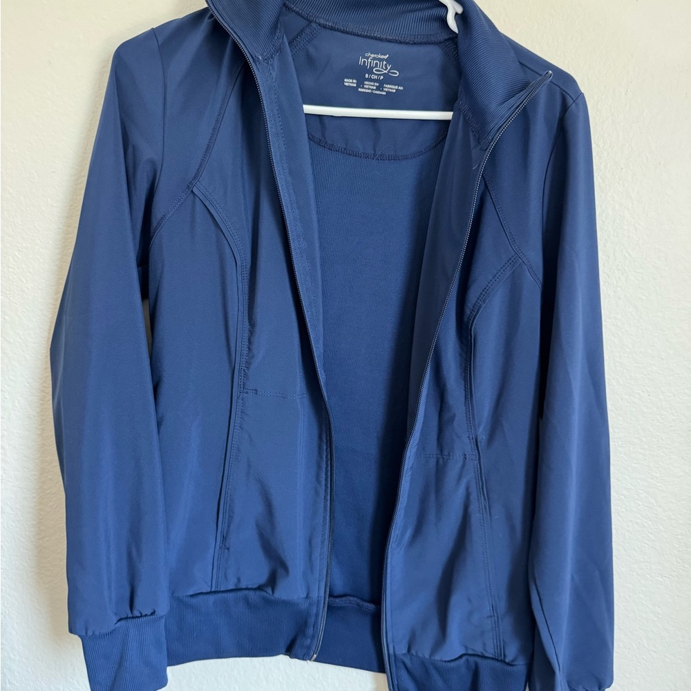Cherokee Navy Women's ScrubJacket